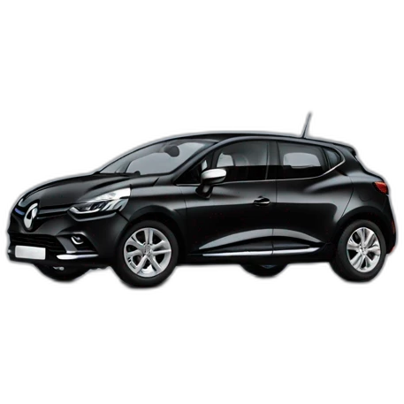 Black Renault clio 5 emoji