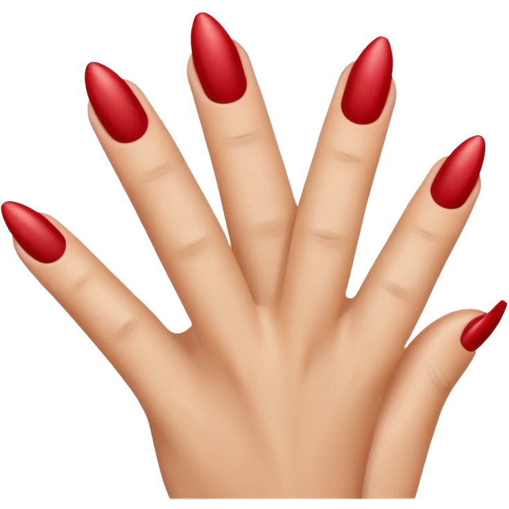 That emoji 🖕🏼with nails emoji