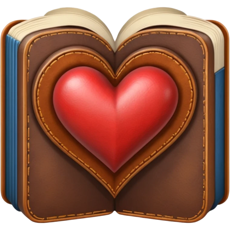 book themed heart emoji
