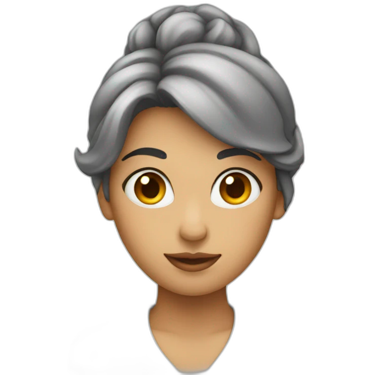 Lady with x emoji