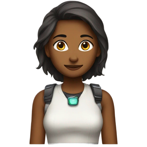 Eva with a Tierra  emoji