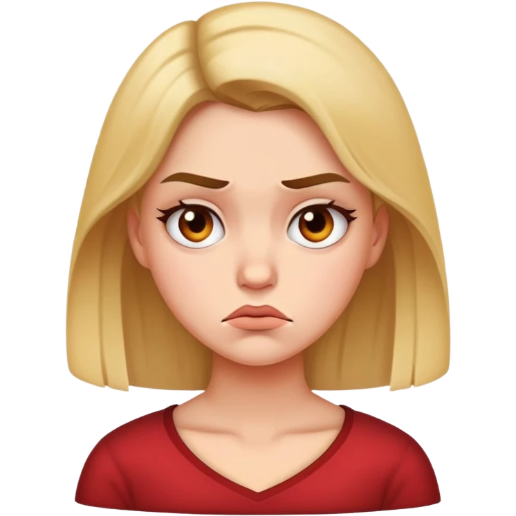 jealous girl emoji