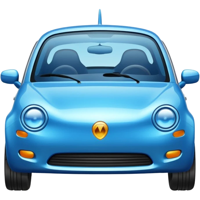 blue city car  emoji
