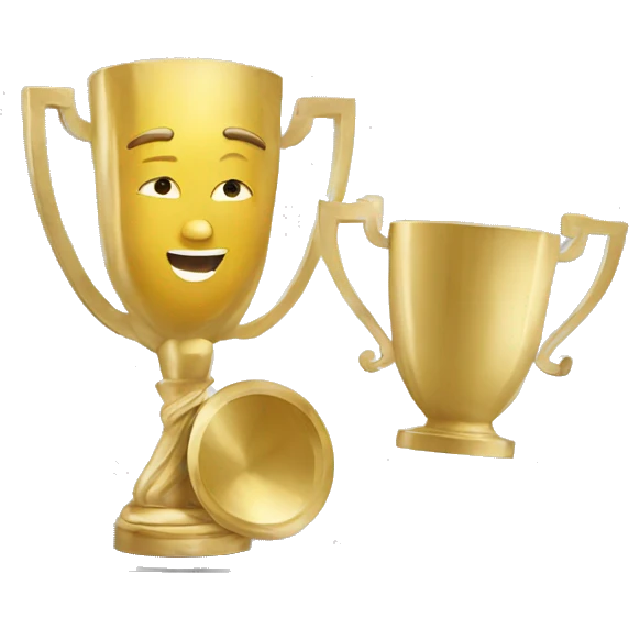 Trophé youtube emoji