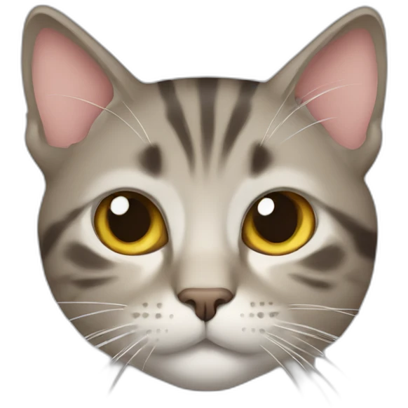Cat with feline aids emoji