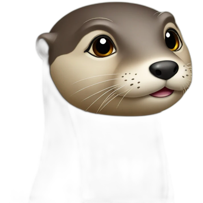 Loutre sur tortu emoji
