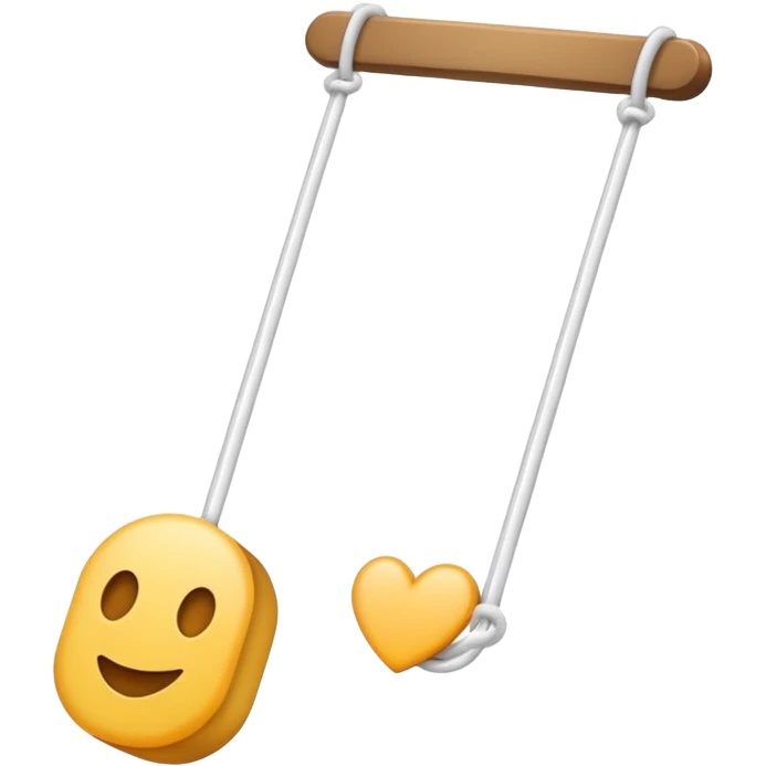 white straight string emoji