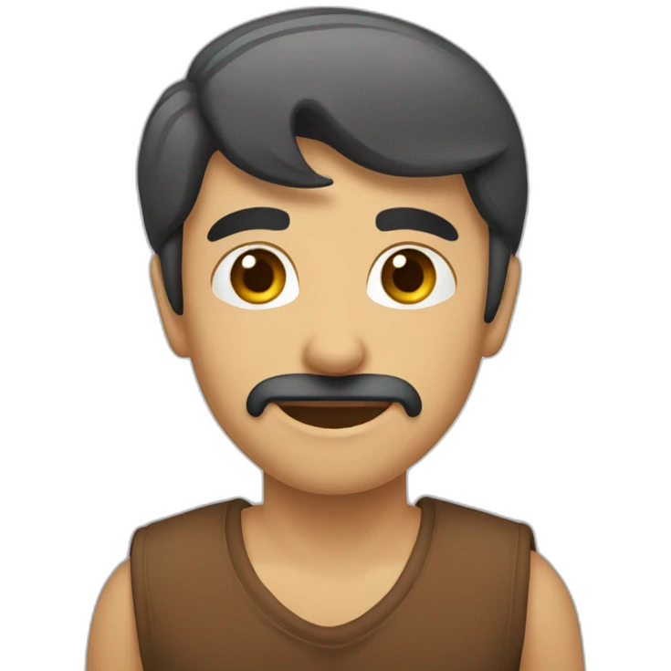 رجل مجنون emoji