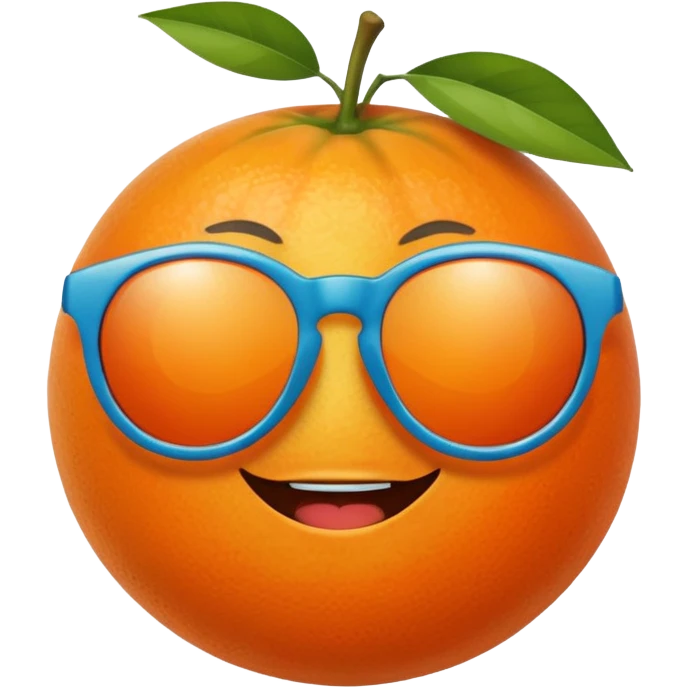 fruit with sunglasses emoji