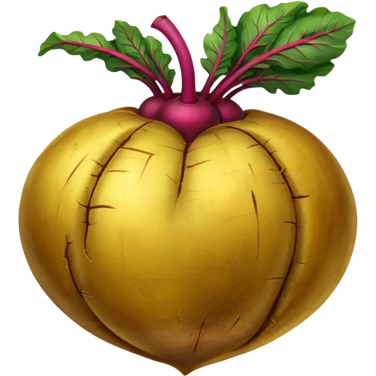 Gold beetroot emoji  emoji