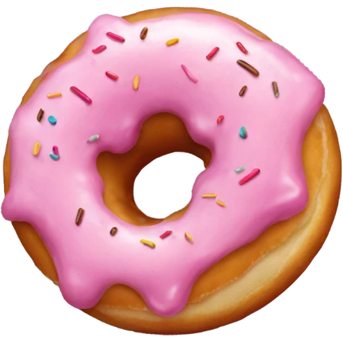 Mini donut bite  emoji