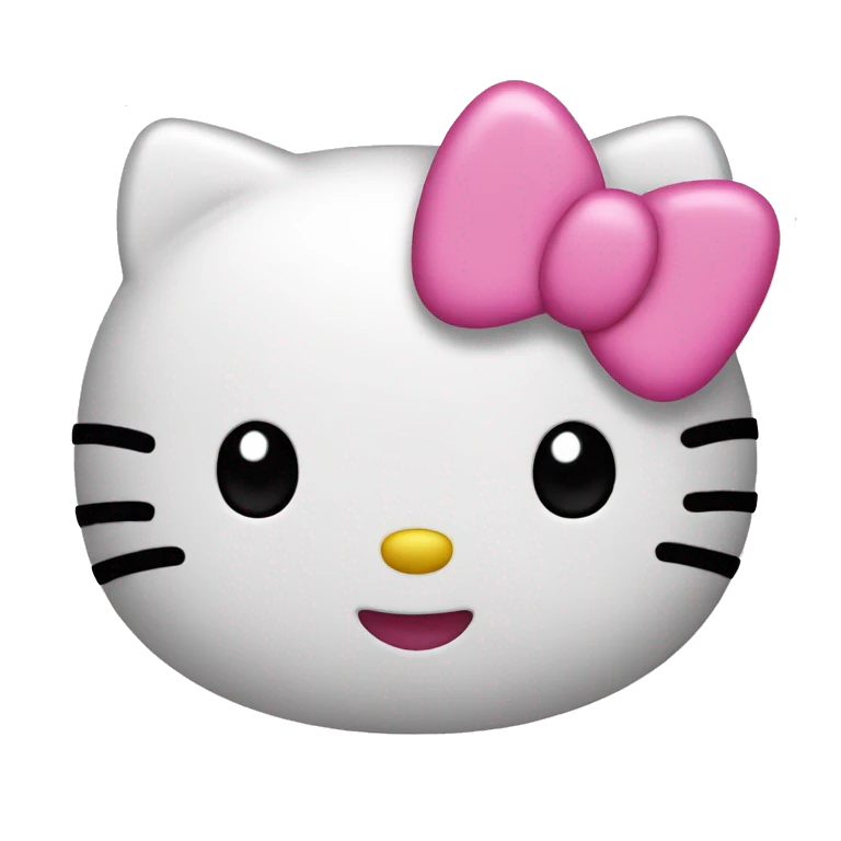 hello kitty pink emoji