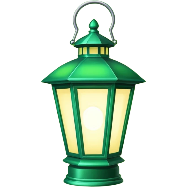 Shop Sign Light + green tint, Street Lantern. emoji