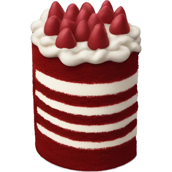 Red velvet cake emoji