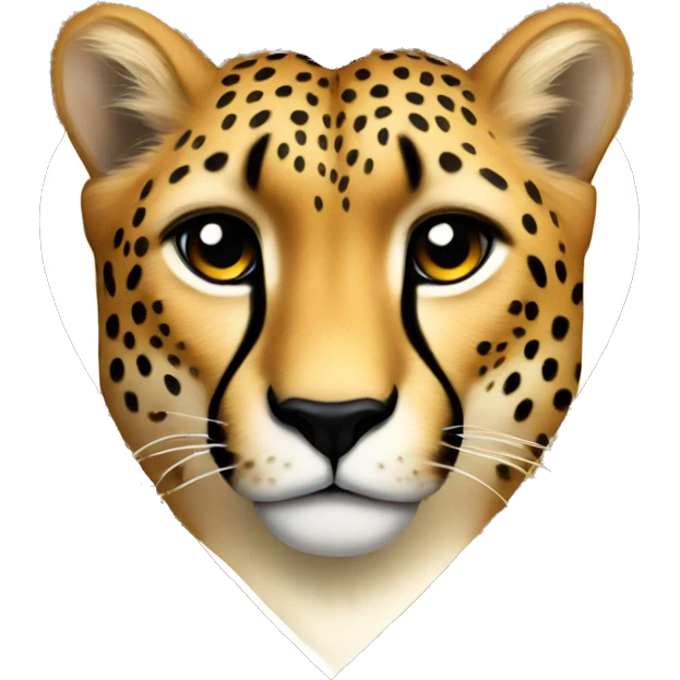 cheetah heart emoji