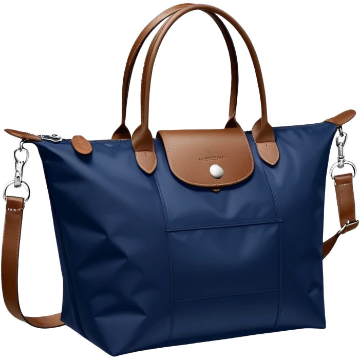 Navy longchamp bag emoji