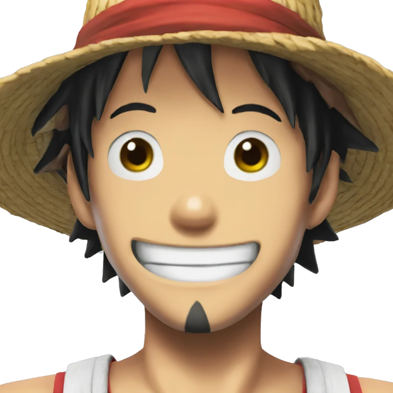 Thé hat of luffy emoji