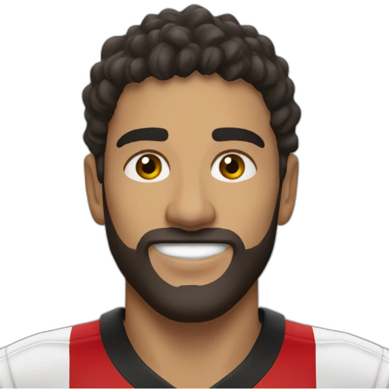 Símbolo do time do Flamengo emoji