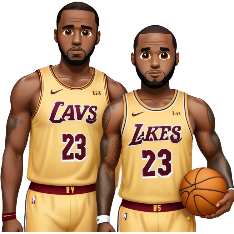Diddy with LeBron  emoji