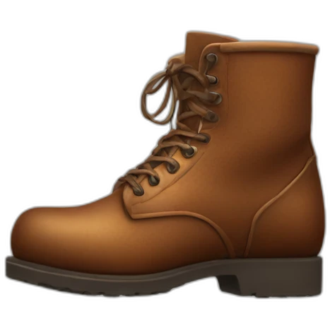 Leather race boots emoji