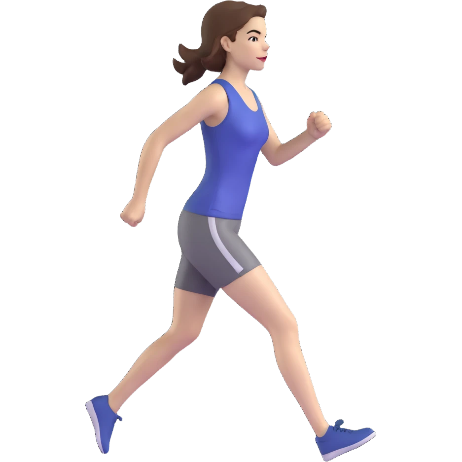 Michelle Monaghan running, female actress with brown hair emoji