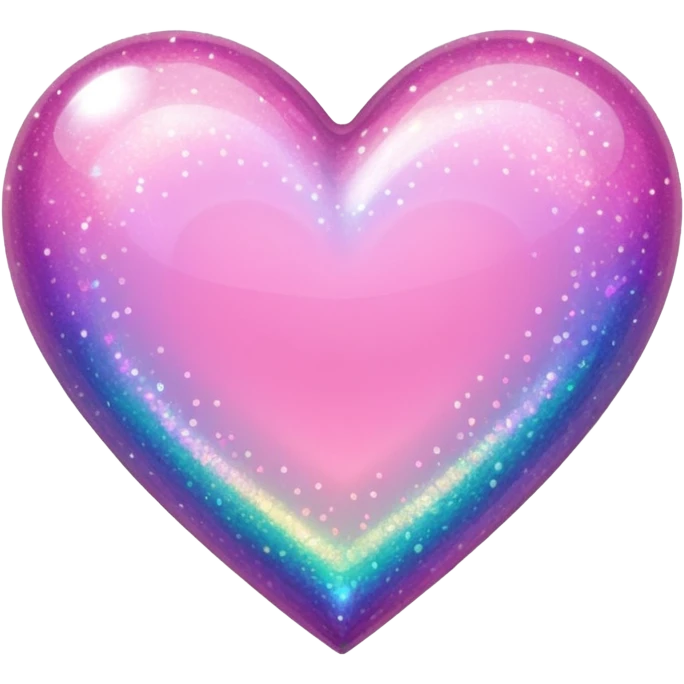 The most sparkly girly pink heart ever  emoji