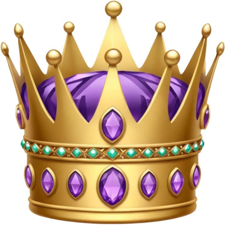Purple 💜 Crown  emoji