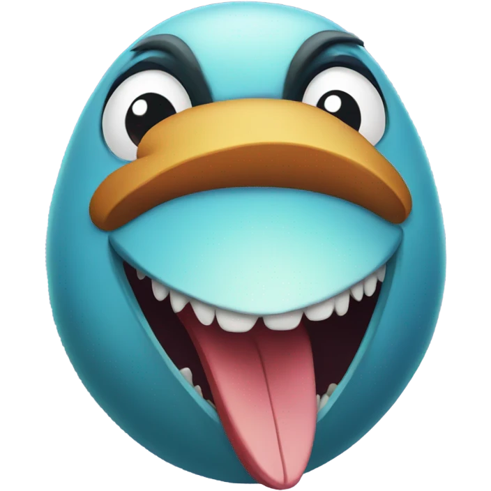 big mouth bird emoji