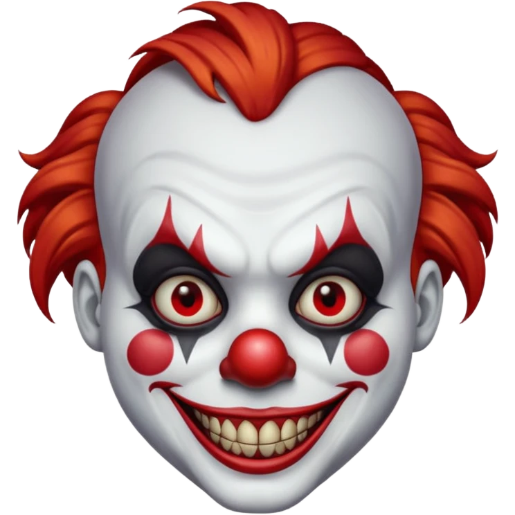Scary clown  emoji