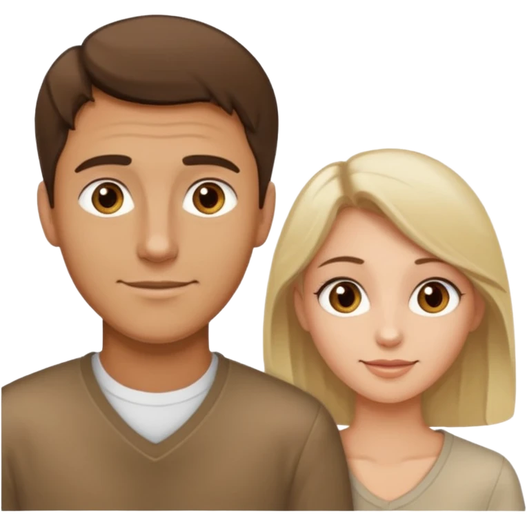 Light brown brunette man eating pussy of white blonde woman hazel eyes  emoji