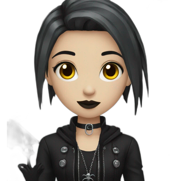 goth girl emoji