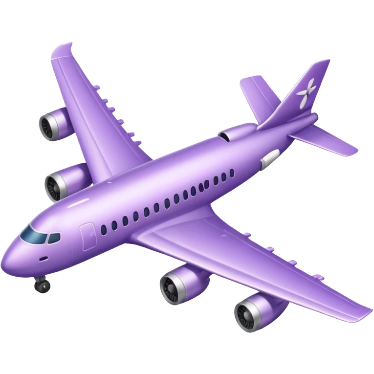 Airplane lavender colors  emoji