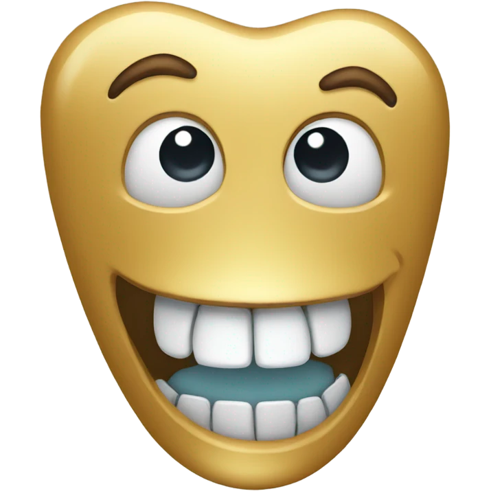 Golden tooth  emoji