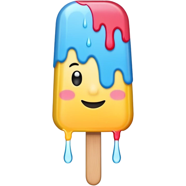 Popsicle: colorful emoji