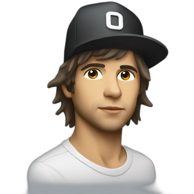 Orelsan with hat emoji
