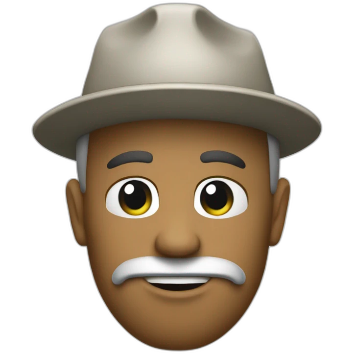 Jabalí con pelota de golf emoji