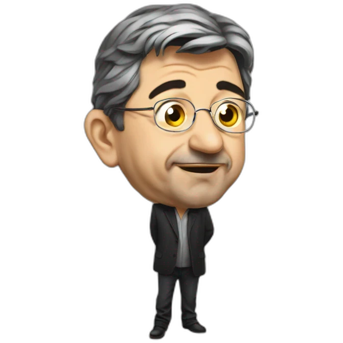 Melenchon qui fait caca emoji