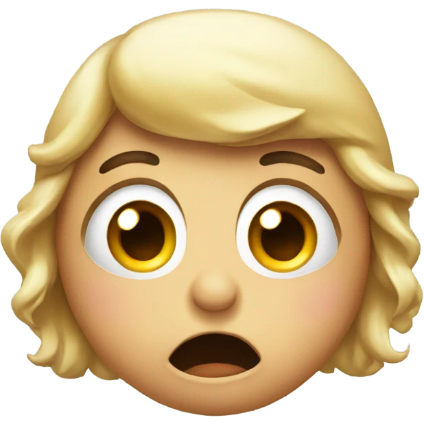 Surprised face with bow  emoji