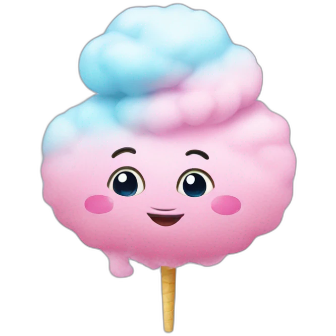Cotton candy emoji
