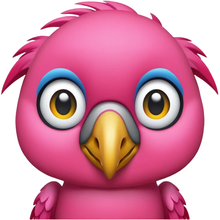 pink parrot  emoji