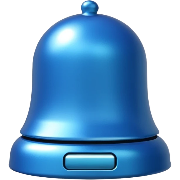 blue notfication bell emoji