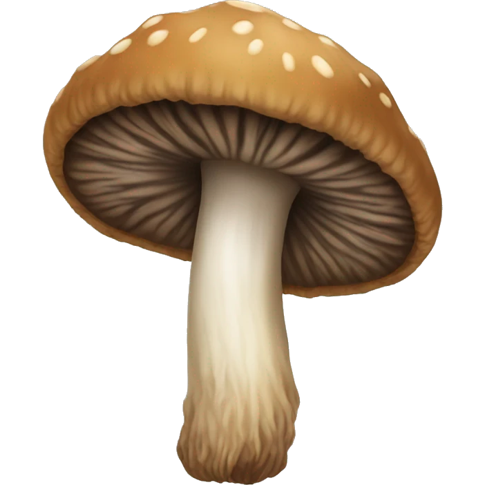 long brown dried mushroom emoji