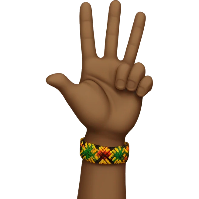 Rastafari Hand Gesture emoji