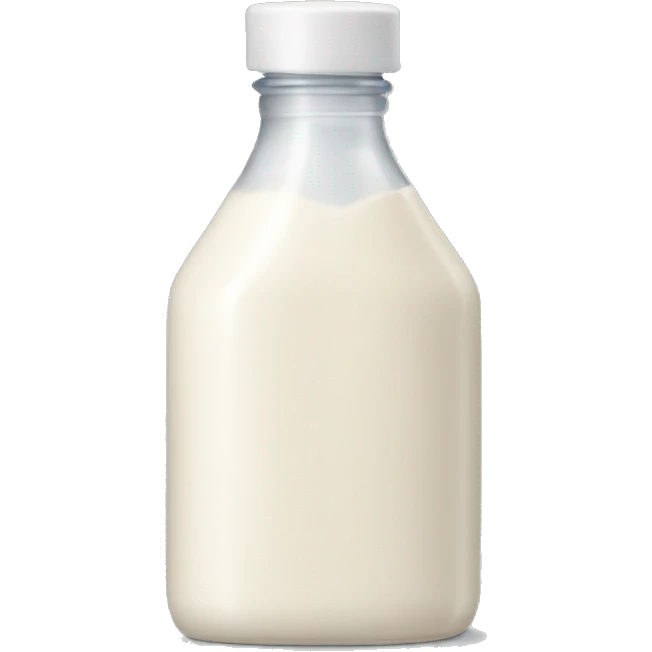 Bottle of cream  emoji