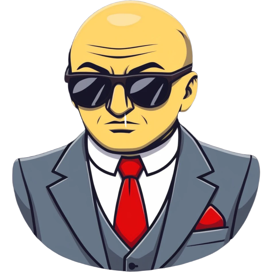 intimidating mafia boss with sunglasses and rings emoji
