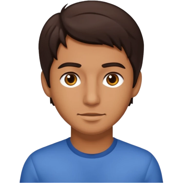 Luis Alberti with tan skin, dark brown hair emoji