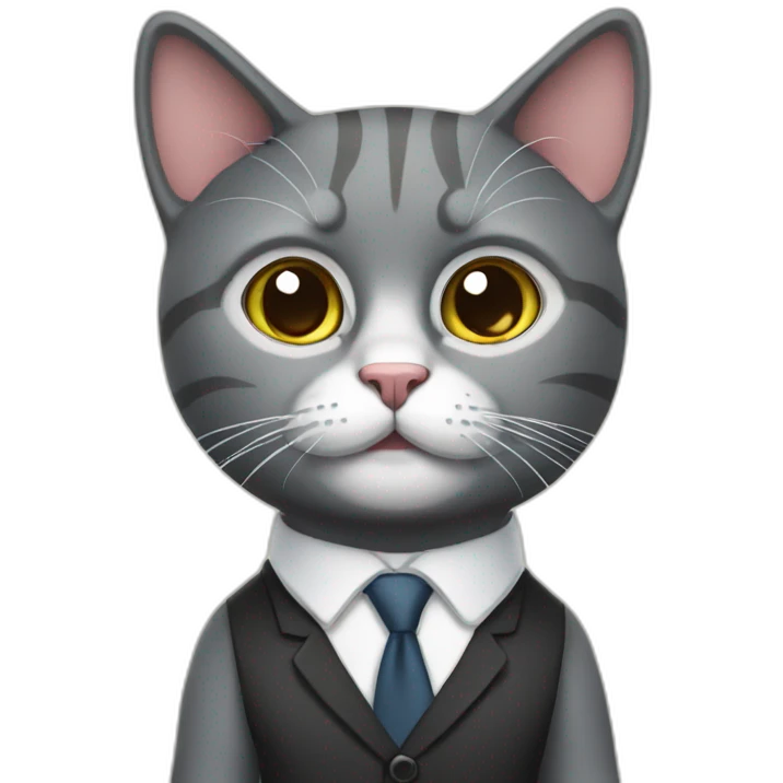 Business cat emoji