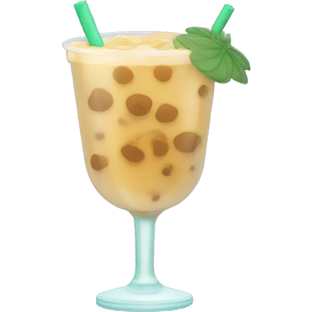 Boba drink emoji