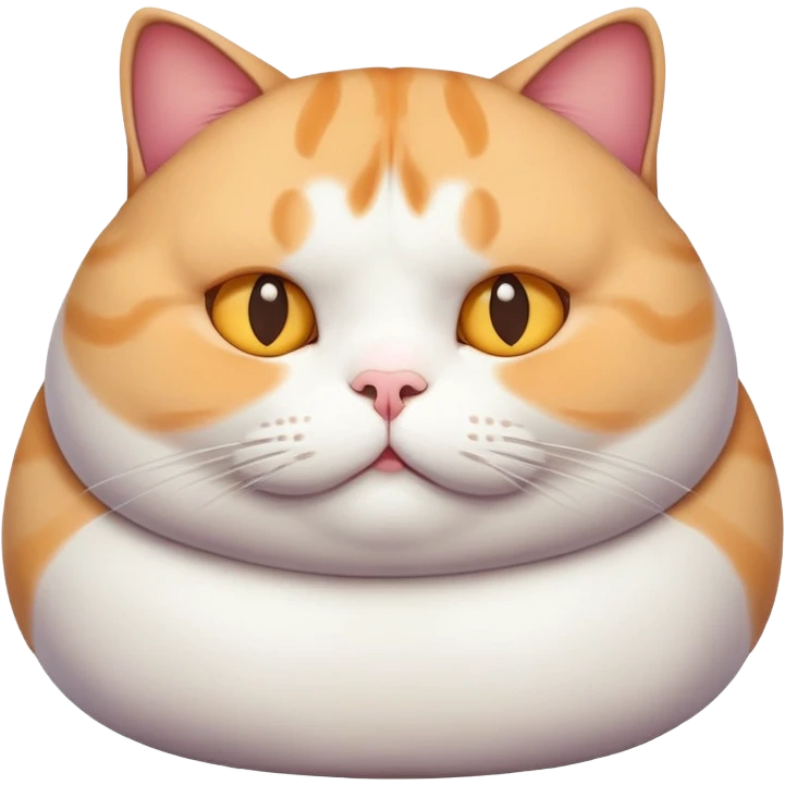 gatto paffutello obeso bellissimo emoji