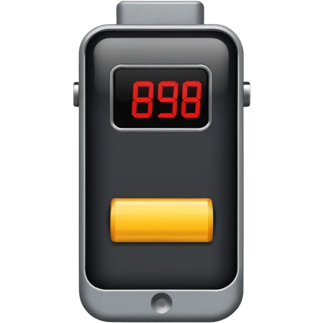 Battery at 0% emoji